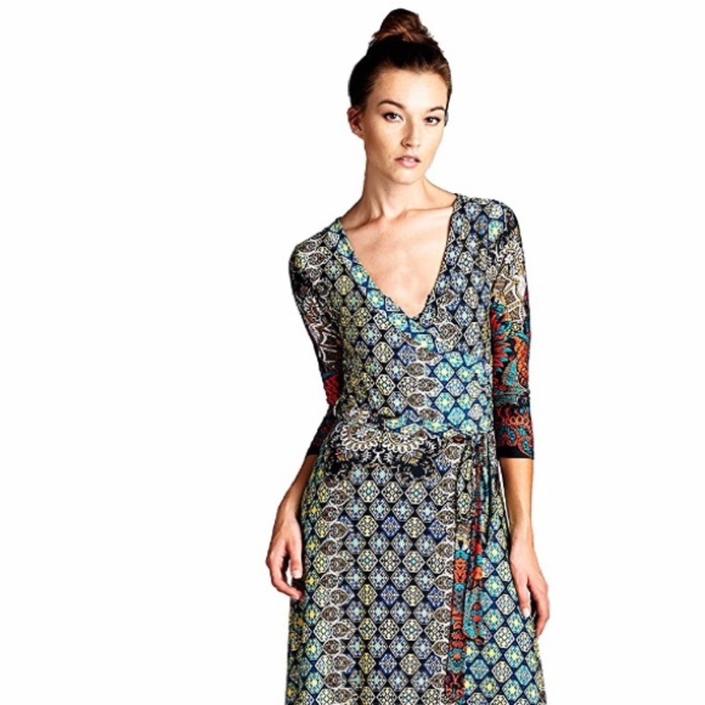 🌸🌸HP🌸🌸🎉faux wrap dress